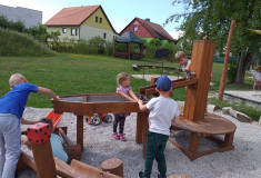 Vodní svět na zahradě MŠ