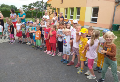 Školkáčci se přišli rozloučit