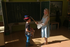Zlatovláska u nás ve škole